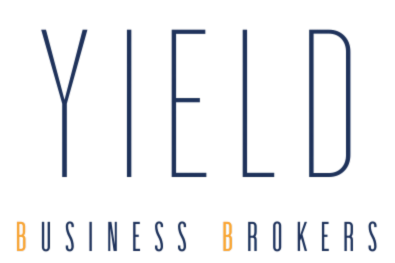 Yield Business Brokers logo design